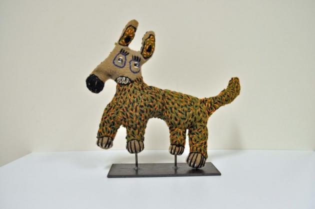 Yarrenyty Arltere Artists, Rhonda Sharpe - Growly Dog, #11-22, 2022
