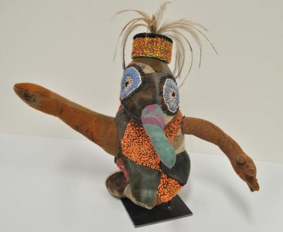 Yarrenyty Arltere Artists, Rhonda Sharpe - Long Nose Creature with Hat, #165-21, 2021