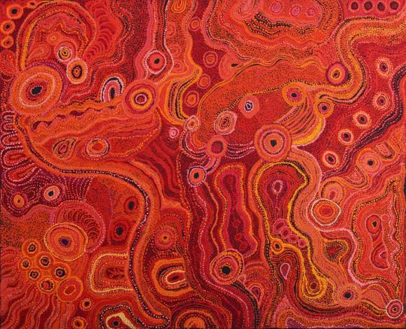 Tjala Arts, Freda Brady - Seven Sisters #195-22