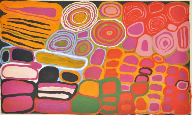 Irrunytju Arts, Anmanari Brown, Minyma Tjuta Tjukurrpa (Seven Sisters), #06-141