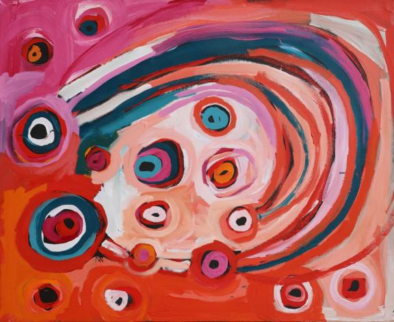 Tjala Arts, Barbara Mbitjana Moore, Ngayuku ngura - My Country, 655-21