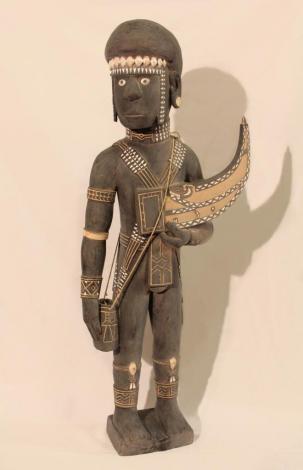 Solomon Islands, Carved male figure - Maraufu Boy
