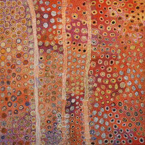 Tjala Arts, Mona Mitakiki Shephard and Tjimpaji Preseley, Kapi Tjukurla #212-14