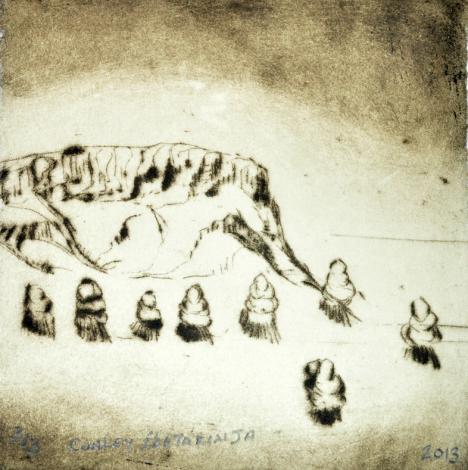 Yarrenyty Arltere Artists, Conely Ebatarinja, Landscape three