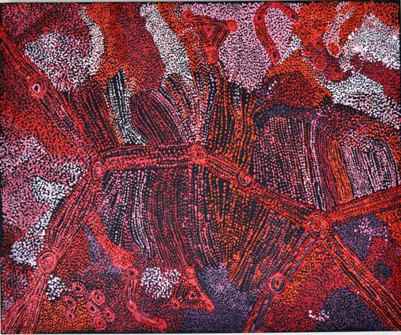 Tjala Arts, Sylvia Kanytjupai Ken - Seven Sisters #911-24