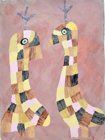 Yarrenyty Arltere Artists, Dulcie Sharpe - Birds #29-23