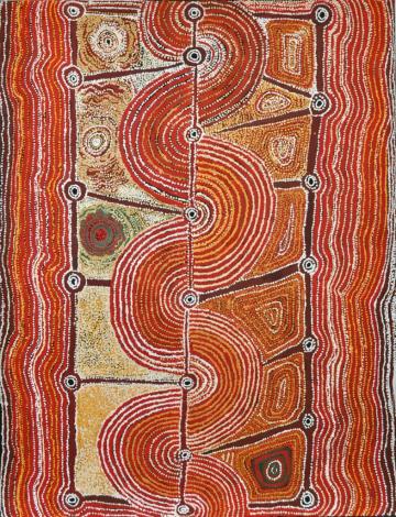 Tjala Arts, Hector Burton, Anumara Tjukurpa Manta - Earth, #173-13
