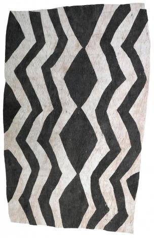 Ömie Artists, Ilma Ugiobari (Ajikum’e)- Siha’e ohu’o taigu taigu’e – Ancestral design of the navel (bellybutton)/fruit of the Sihe tree, and pattern of a leaf, 2025, #25-004