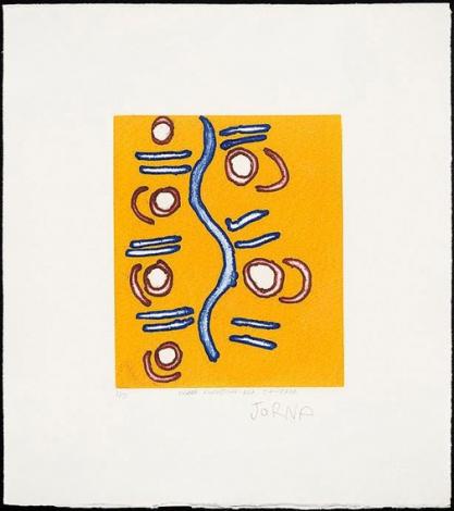 Warlukurlangu Artists, Jorna Napurrurla Nelson, Ngapa Kurnjuwu-rla Jukurrpa (Water Dreaming at Kurnjuwu)