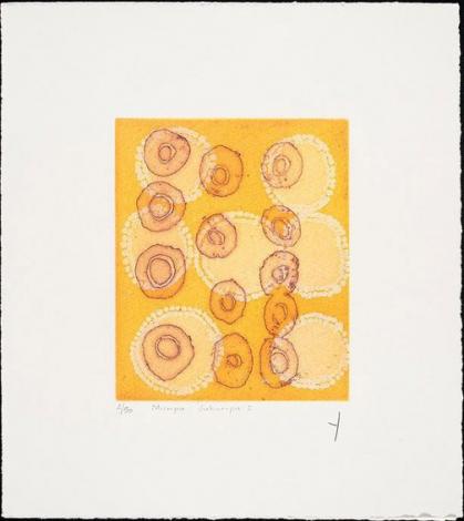 Warlukurlangu Artists, Lucy Napaljarri Kennedy, Miinypa Jukurrpa I (Native Red Fuschia Dreaming)