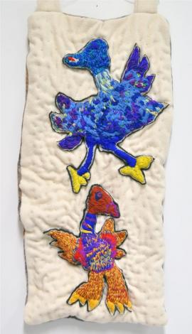 Yarrenyty Arltere Artists, Marlene Rubuntja, Two Bird Wall Hanging, #205-20
