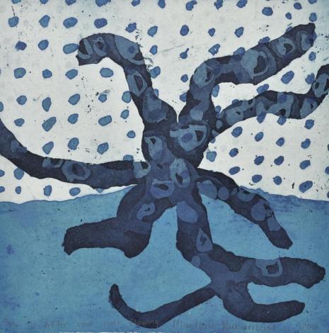 Yarrenyty Arltere Artists, Marlene Rubuntja, After rain river flowing