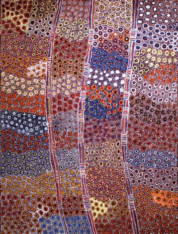 Tjala Arts, Mona Mitakiki Shepherd, Seven Sisters #250-16