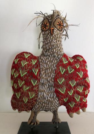 Yarrenyty Arltere Artists, Rhonda Sharpe - Owl, #24-22, 2022