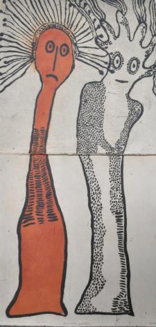 Yarrenyty Arltere Artists, Rhonda Sharpe, Figures #122-16