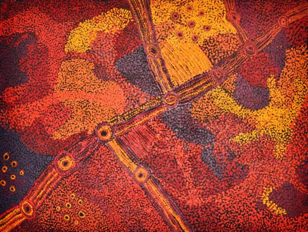 Tjala Arts, Sylvia Ken, Seven Sisters #341-16