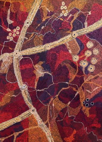 Tjala Arts, Sylvia Ken, Ngayuku Ngura - My Country #241-16