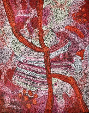 Tjala Arts, Sylvia Kanytjupai Ken,Seven Sisters, #322-20