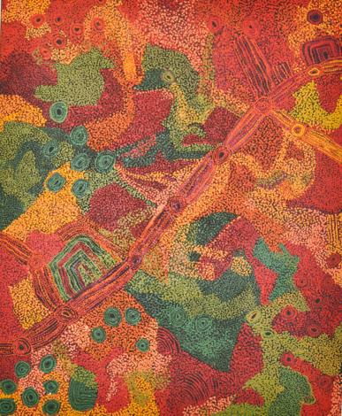 Tjala Arts, Sylvia Kanytjupai Ken, Seven Sisters, #716-13