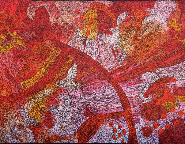 Tjala Arts, Sylvia Kanytjupai Ken - Seven Sisters #41-22