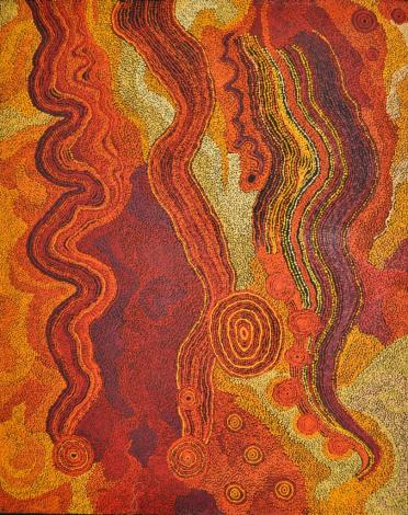 Tjala Arts, Tjungkara Ken, Seven Sisters #371-18