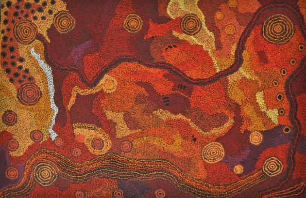 Tjala Arts, Tjungkara Ken, Seven Sisters #428-17