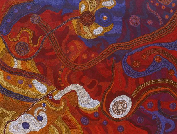 Tjala Arts, Tjungkara Ken, Seven Sisters #174-16