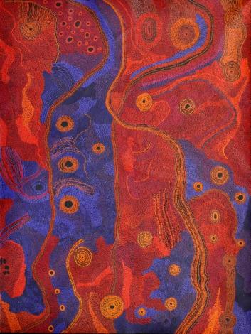 Tjala Arts, Tjungkara Ken, Ngayuku ngura (My Country) #255-14