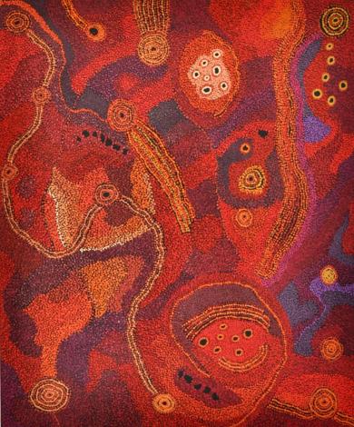 Tjala Arts, Tjungkara Ken, Seven Sisters #340-16