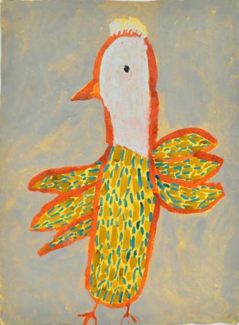 Yarrenyty Arltere Artists, Trudy Inkamala, Bird with Little Eye, #179-20