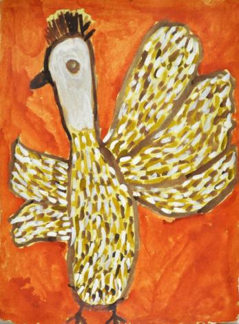 Yarrenyty Arltere Artists, Trudy Inkamala, Desert Bird, #183-20