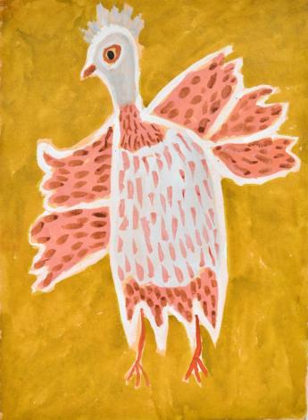 Yarrenyty Arltere Artists, Trudy Inkamala, Flying Galah, #184-20