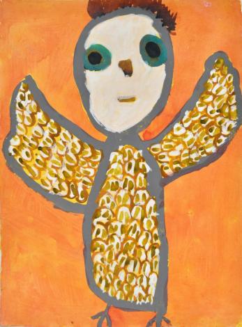 Yarrenyty Arltere Artists, Trudy Inkamala, Gentle Owl, #186-20