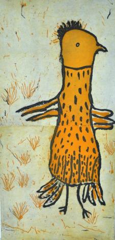 Yarrenyty Arltere Artists, Trudy Inkamala, Long bird