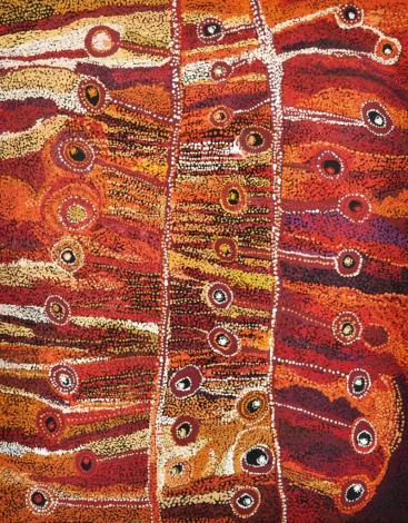 Tjala Arts, Wawiriya Burton, Ngayuku ngura - My Country #488-15